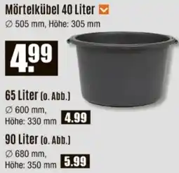 V Baumarkt Mörtelkübel 40 Liter Angebot