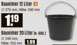 V Baumarkt Baueimer 12 Liter Angebot