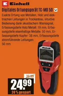 V Baumarkt Einhell Digitales Ortungsgerät TC-MD 50 Angebot