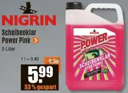 V Baumarkt NIGRIN Scheibenklar Power Pink Angebot