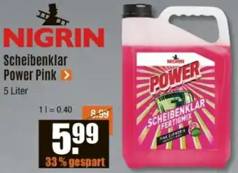 V Baumarkt NIGRIN Scheibenklar Power Pink Angebot