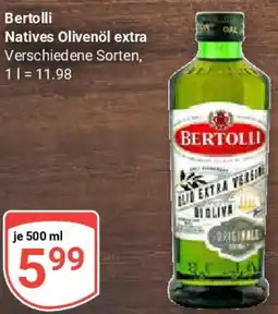 Globus Bertolli Natives Olivenöl extra Angebot