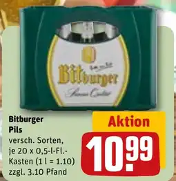 REWE Bitburger Pils Angebot