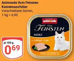 Globus Animonda Vom Feinsten Katzennassfutter Angebot