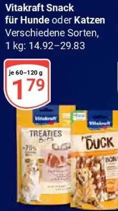 Globus Vitakraft Snack für Hunde oder Katzen Angebot