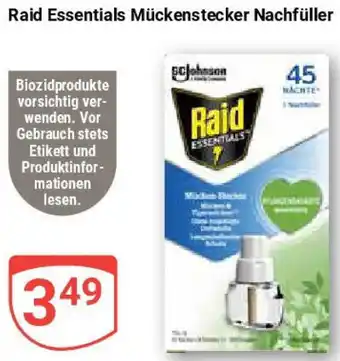 Globus Raid Essentials Mückenstecker Nachfüller Angebot