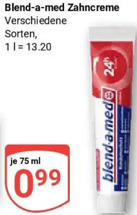 Globus Blend-a-med Zahncreme Angebot