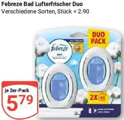 Globus Febreze Bad Lufterfrischer Duo Angebot