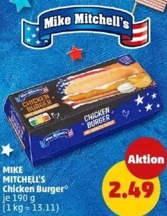 PENNY MIKE MITCHELL'S Chicken Burger Angebot