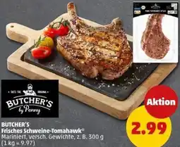 PENNY BUTCHER'S Frisches Schweine-Tomahawk Angebot