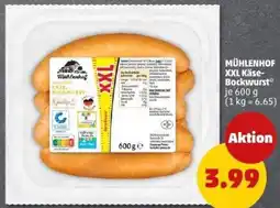 PENNY MÜHLENHOF XXL Käse Bockwurst Angebot