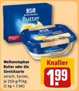 REWE Weihenstephan Butter oder die Streichzarte Angebot
