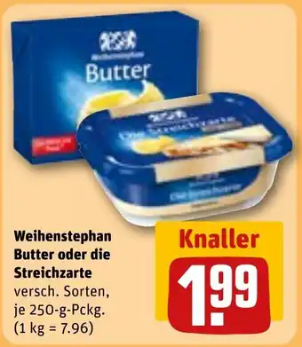 REWE Weihenstephan Butter oder die Streichzarte Angebot