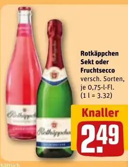 REWE Rotkäppchen Sekt oder Fruchtsecco Angebot