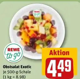 REWE REWE to go Obstsalat Exotic Angebot