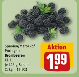 REWE Spanien/Marokko/ Portugal: Brombeeren Angebot