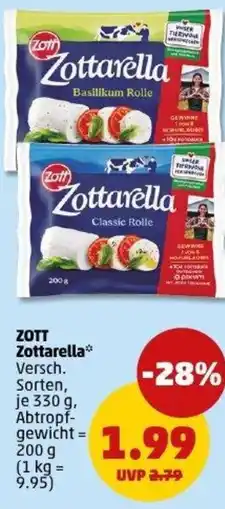 PENNY ZOTT Zottarella Angebot