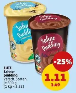 PENNY ELITE Sahne- pudding Angebot