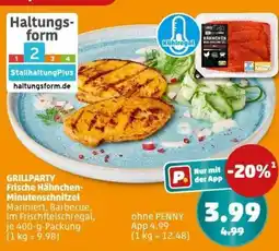PENNY GRILLPARTY Frische Hähnchen- Minutenschnitzel Angebot