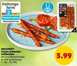 PENNY GRILLPARTY Frische Schweine- Grillfackeln Angebot