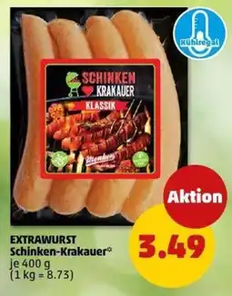 PENNY EXTRAWURST Schinken-Krakauer Angebot