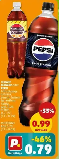 PENNY Schwip schwap oder pepsi Angebot