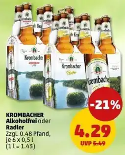 PENNY KROMBACHER Alkoholfrei oder Radler Angebot