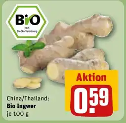REWE China/Thailand: Bio Ingwer Angebot