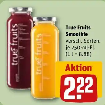 REWE True Fruits Smoothie Angebot