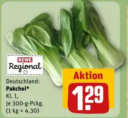 REWE Deutschland: Pakchoi Angebot