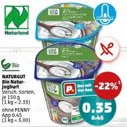 PENNY NATURGUT Bio Natur- joghurt Angebot