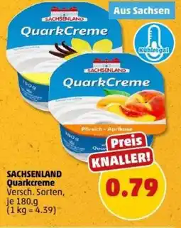 PENNY SACHSENLAND Quarkcreme Angebot