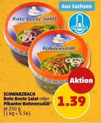 PENNY SCHWARZBACH Rote Beete Salat oder Pikanter Bohnensalat Angebot