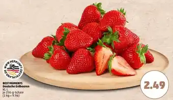 PENNY BEST MOMENTS Deutsche Erdbeeren Angebot