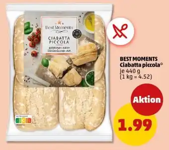 PENNY BEST MOMENTS Ciabatta piccola Angebot