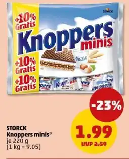 PENNY STORCK Knoppers minis Angebot
