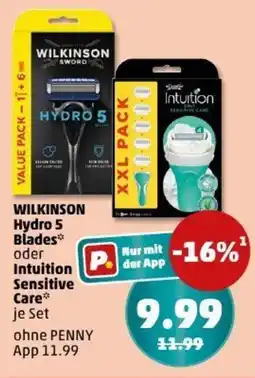 PENNY WILKINSON Hydro 5 Blades oder Intuition Sensitive Care Angebot