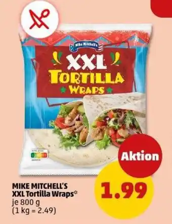 PENNY MIKE MITCHELL'S XXL Tortilla Wraps Angebot