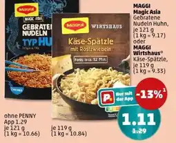 PENNY MAGGI Magic Asia oder Wirtshaus Angebot