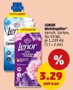 PENNY LENOR Weichspüler Angebot