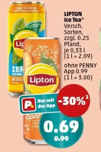 PENNY LIPTON Ice Tea Angebot