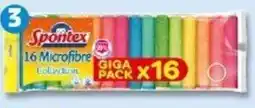 PENNY Spontex Reinigungshelfer im Giga-Pack Mikrofasertücher Angebot