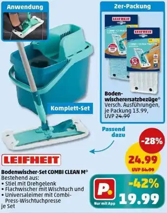 PENNY LEIFHEIT Bodenwischer-Set COMBI CLEAN M Angebot
