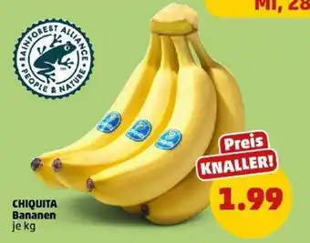 PENNY CHIQUITA Bananen Angebot