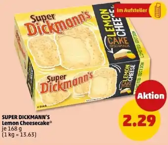 PENNY SUPER DICKMANN'S Lemon Cheesecake Angebot