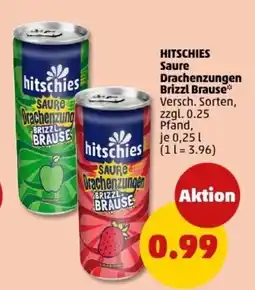 PENNY HITSCHIES Saure Drachenzungen Brizzl Brause Angebot