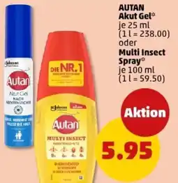 PENNY AUTAN Akut Gel oder Multi Insect Spray Angebot