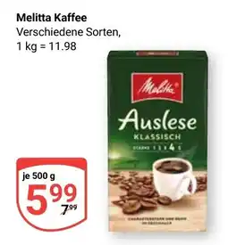 Globus Melitta Kaffee Angebot