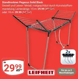 Globus LEIFHEIT Standtrockner Pegasus Solid Black Angebot