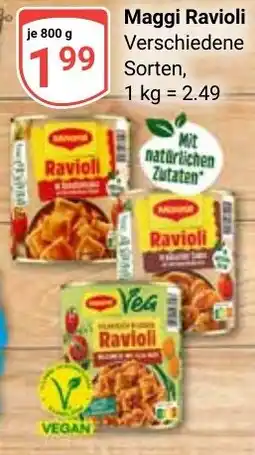 Globus Maggi Ravioli Angebot